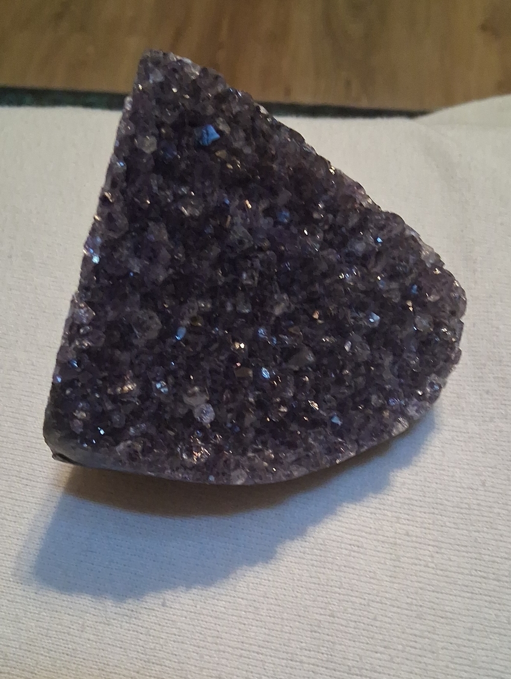 Amethyst Crystal Decorative Geode Accent - Purple